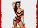 Stylla Celeb Inspired Bandage Bikini Set Monokini Beachwear Swimwear (UK 10 Black