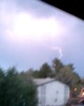 Lightning Strikes as Helicopter Passes Through Las Vegas Storm