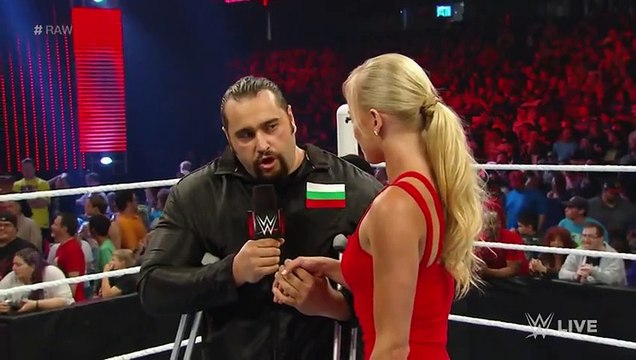 Dolph Ziggler and Lana confront Rusev and Summer Rae- Raw_ July 6_ 2015