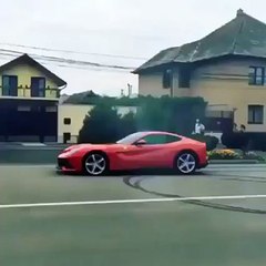 Just some fun in the Ferrari