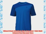 Wilson M Rush Colorblock Men's Crew Neck T-Shirt Multi-Coloured New Blue/pool Size:L