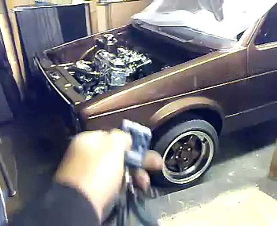 VW Golf Mk1 on air ride