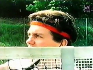 1982 There's Nothing To Worry About!  tennis sketch with Hugh Laurie, Stephen Fry & Emma Thompson