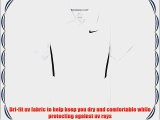 Nike Boy's N.E.T. UV Polo Shirt - White/Black X-Small