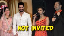 Alia Bhatt And Karan Johar Upset With Shahid Kapoor For Not Being Invited - Watch Now!