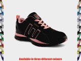 New Ladies Groundwork Safety Steel Toe Cap Ankle Trainers Boots Size UK 3-8 Black Pink UK 6