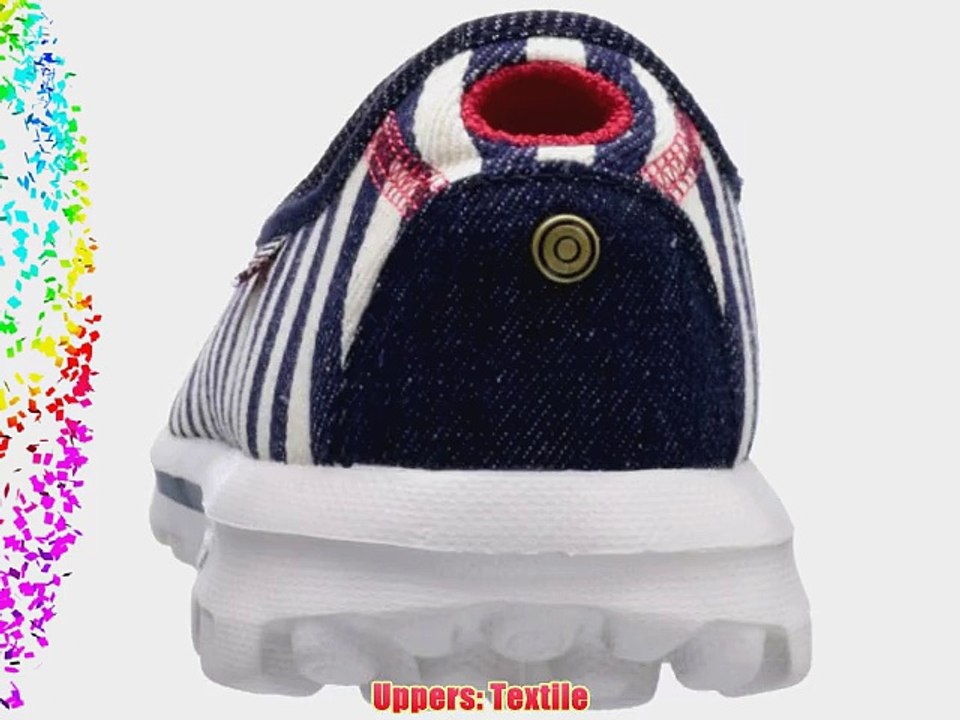 Skechers Go Walk Americana  Womens Trainers  White (Ntnv) 6 UK (39 EU)