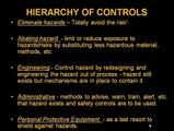 Job Hazard Analysis  Developing Systems to Manage Hazards Chapter 3
