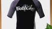 Body Glove Mens 6oz Lycra short sleeved Rash Vest Black/Charcoal Size Small