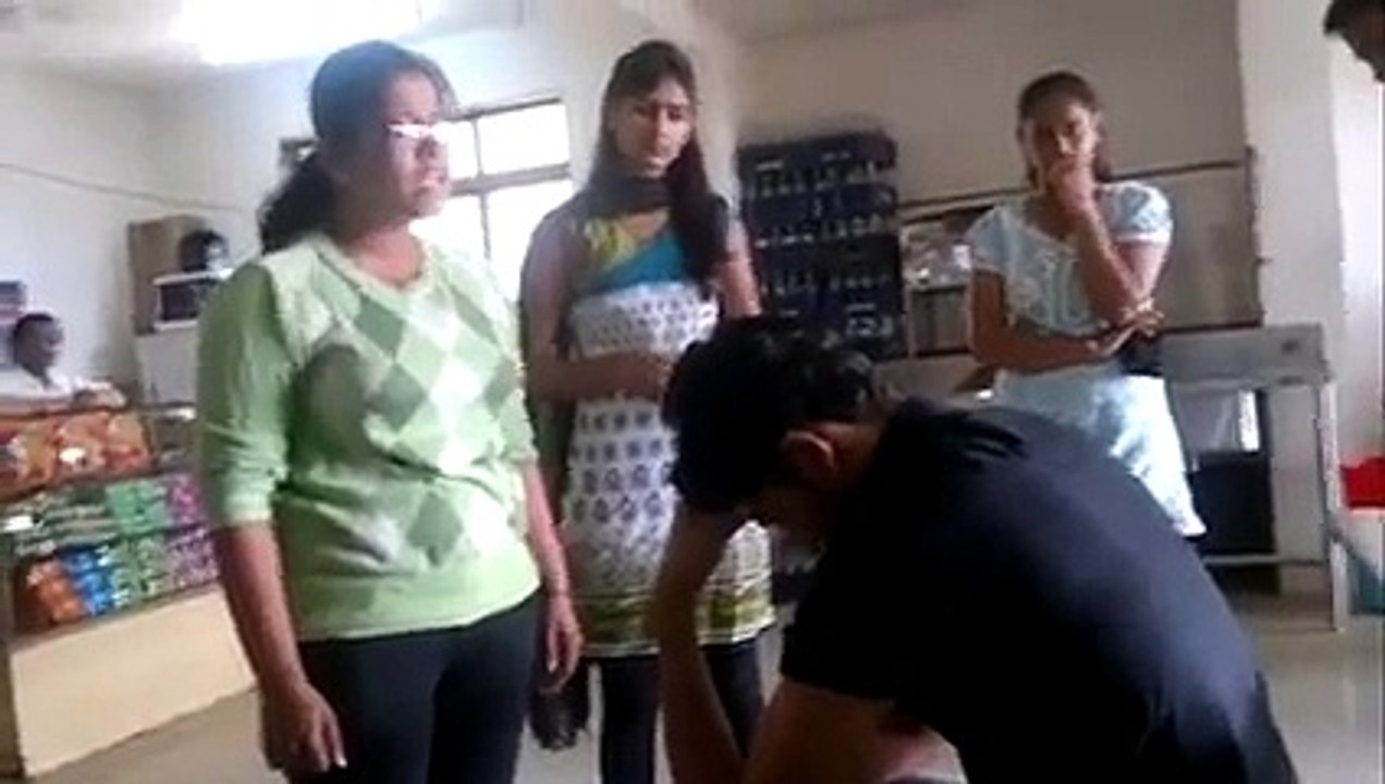 Boy Badly Beaten Up in Girls Hostels 2015