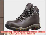 Karrimor Mendip Leather II Weathertite Women High Rise Hiking Shoes Brown (Brown) 6 UK (39