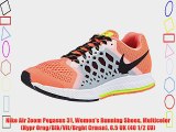 Nike Air Zoom Pegasus 31 Women's Running Shoes Multicolor (Hypr Orng/Blk/Vlt/Brght Crmsn) 6.5