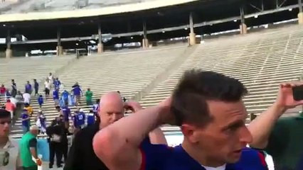 'Chaco' habló de la afición del club en Estados Unidos