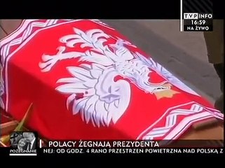 Pogrzeb prezydenta cz.5 - kondukt żałobny na Wawelu