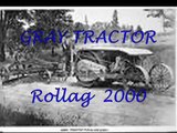 Gray Antique Tractor at Rollag Minnesota Threshing Show