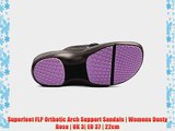 Superfeet FLP Orthotic Arch Support Sandals | Womens Dusty Rose | UK 3| EU 37 | 22cm