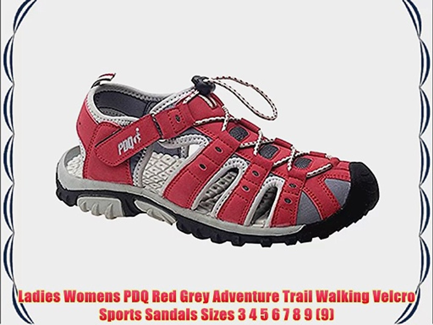 pdq ladies walking sandals