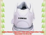 Kswiss Women's Approach 2 Omni white/black/silver Tennis Shoe 92637-172-M 5.5 UK