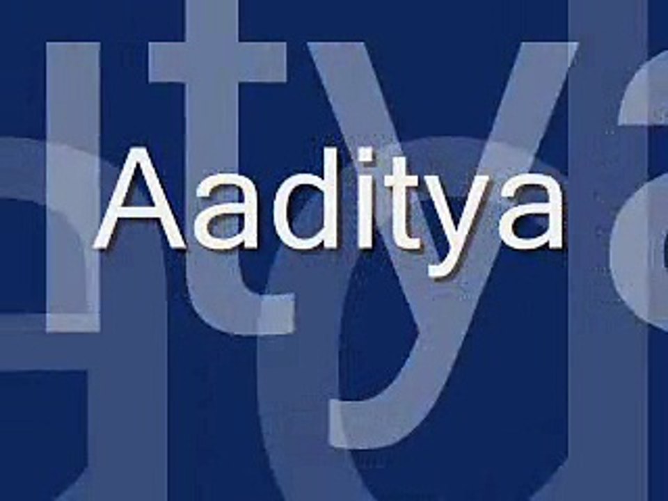 Indian Baby Names - Boy names starting with A