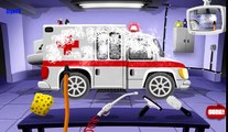 car cartoon Ambulance   Car wash   Repair Cars   Cartoon about ambulances   Machine