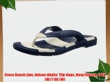 Crocs Beach Line Unisex-Adults' Flip flops Navy/Stucco 6 UK (M)/7 UK (W)