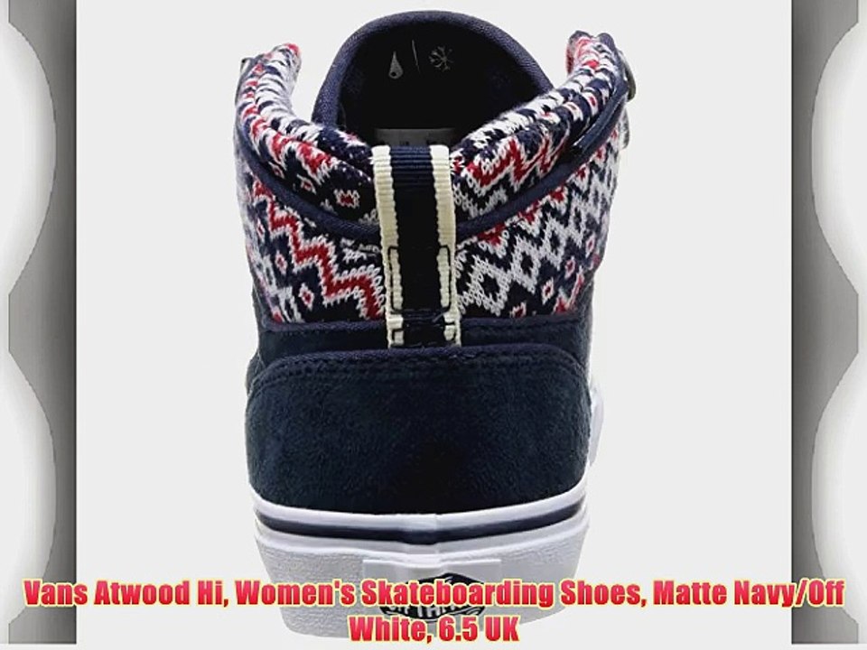 vans atwood hi top trainers ladies