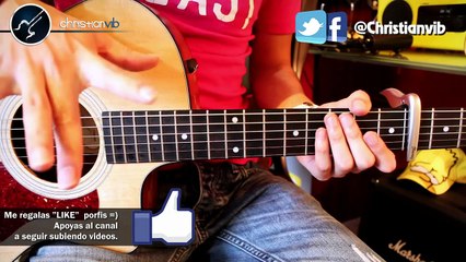 "Los Expedientes Secretos X" GUITARRA Tutorial (HD) Arpegio X FILES