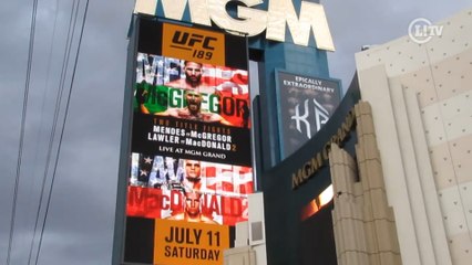 Las Vegas tem promoção pesada para UFC 189