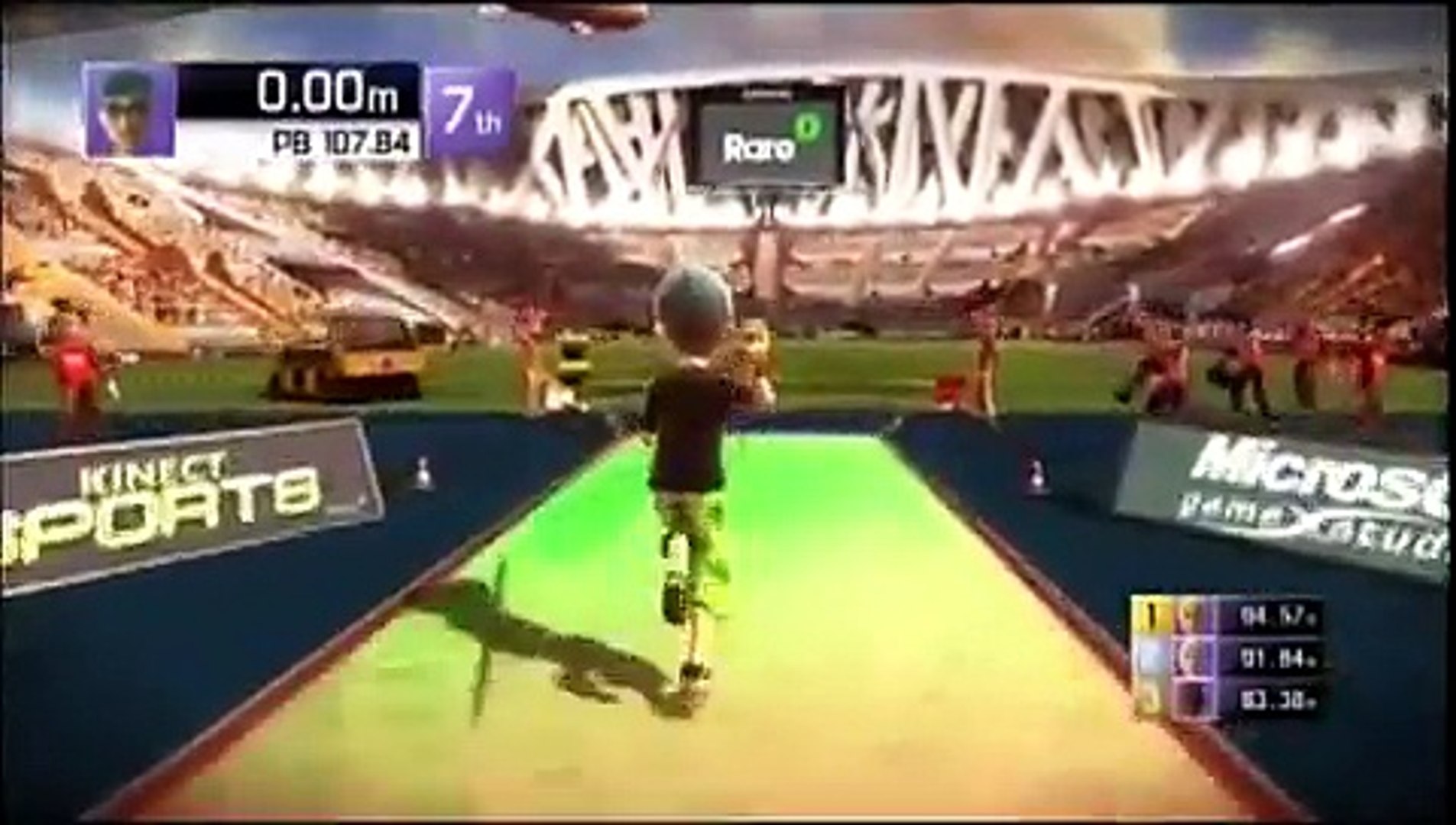 XBOX 360 Kinect Sports Gameplay (Track & Field)