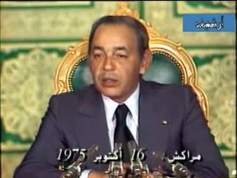 المسيرة الخضراء la marche verte the green march Western Sahara Morocco