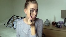 Neutral Eye And Hot Pink Lips Makeup tutorial - Olof Birna