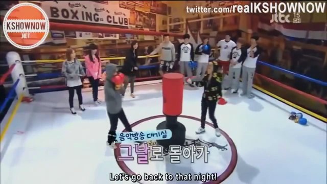 SNSD - Yoona vs Sunny Boxing