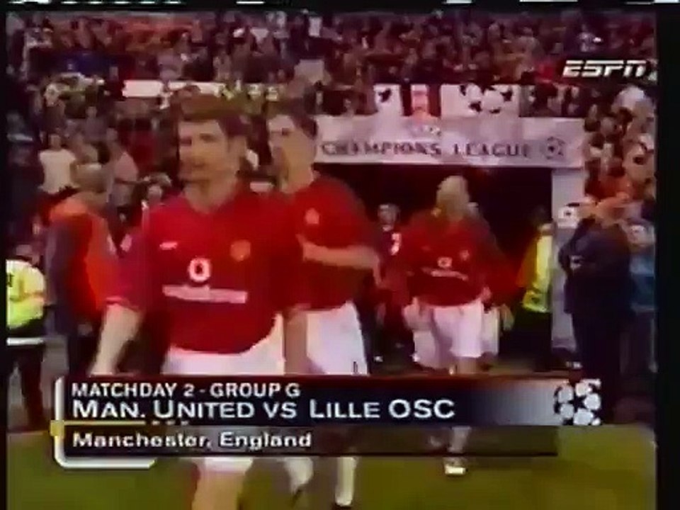 Manchester United vs LOSC (1-0) | Ligue des champions 2001-2002