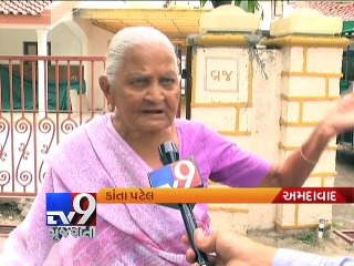 Woman evicted at 82 after her son loses house to debt, Ahmedabad - Tv9 Gujarati