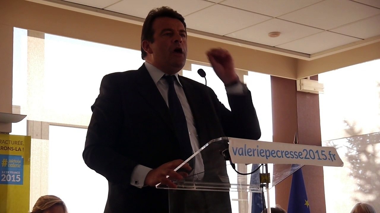Discours de soutien de Thierry Solère à Valérie Pécresse à Rueil Malmaison