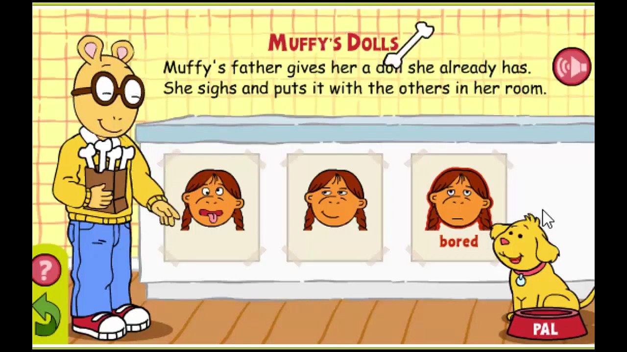 Arthur About Face Cartoon Animation PBS Kids Game Play Walkthrough