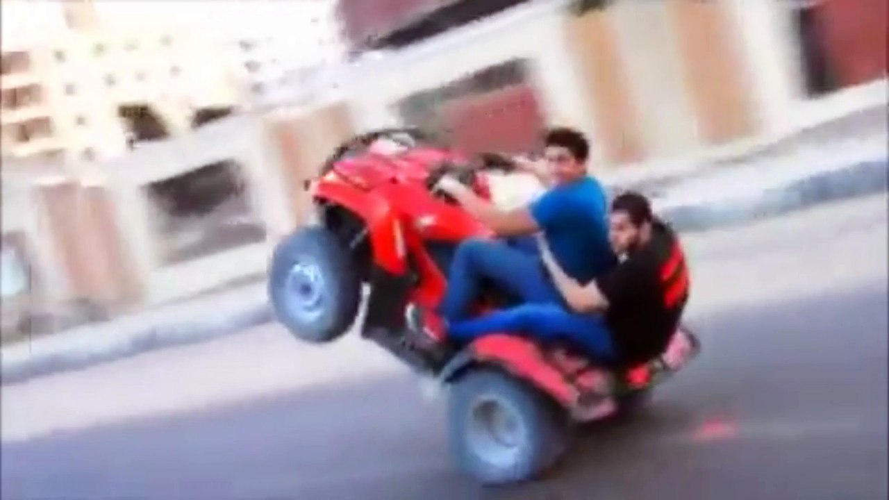 Sur deux roues en quad...