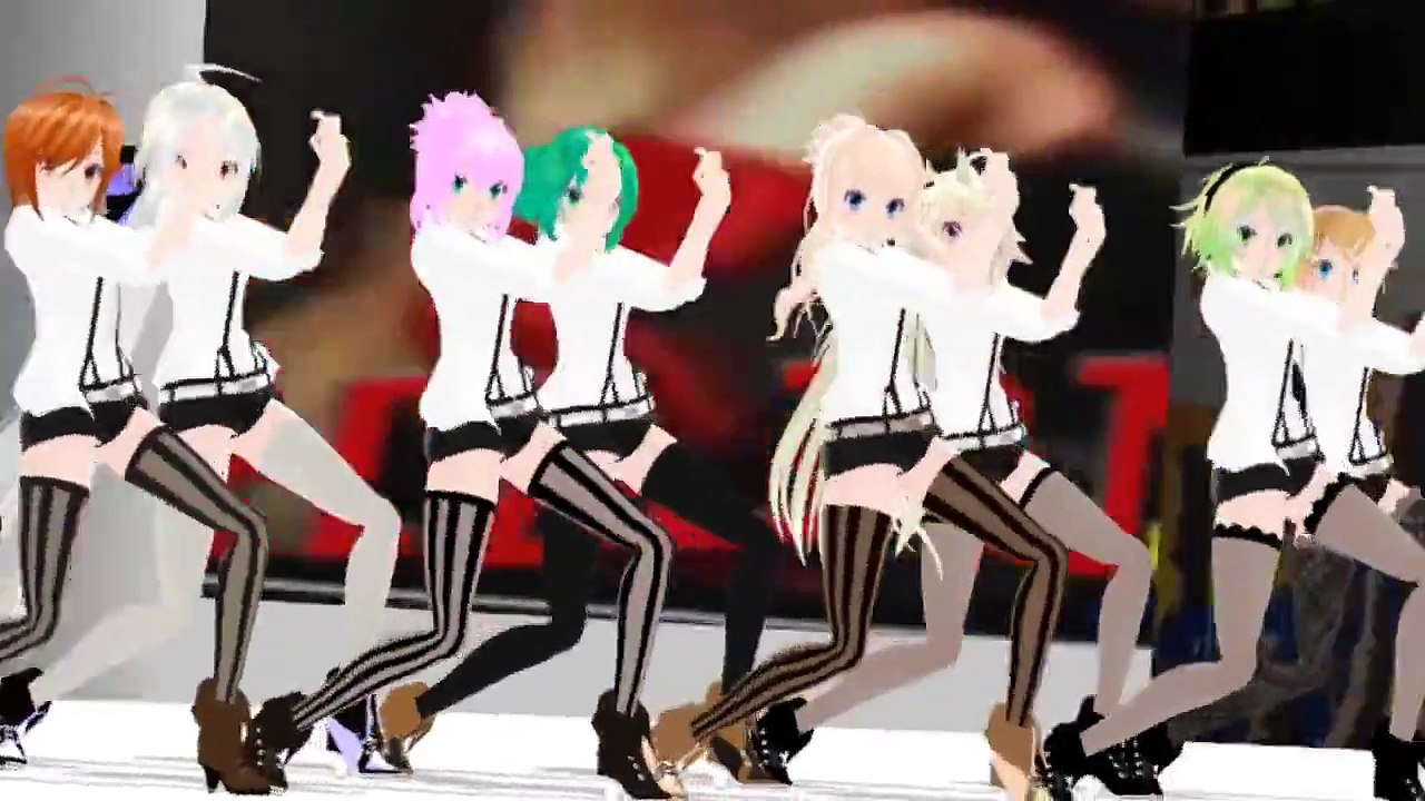 {MMD}Teto,Meiko,Haku,Luka,Miku,SeeU,IA,Gumi,Rin