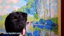 Monet - Poplars on the Epte | Art Reproduction Oil Painting