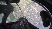 Pride of Pakistan JF-17 Thunder performing aerobatics at Paris Air Show 2015