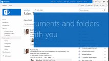 SharePoint 2013 and Office 365 - View documents and folders shared with You