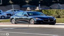 Maserati Quattroporte GTS (Start Up,Revs,Tunnel   BURNOUT)