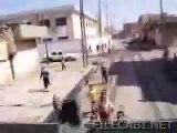 Soldiers make Iraqi kids run for clean drinking water (sad)