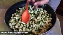 Recette rapide clafoutis de courgette au parmesan
