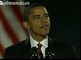 El historico discurso de Barack Obama [Presidente, Nov 4]