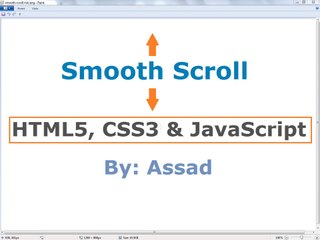 Smooth Scroll using HTML5, CSS3 and JavaScript