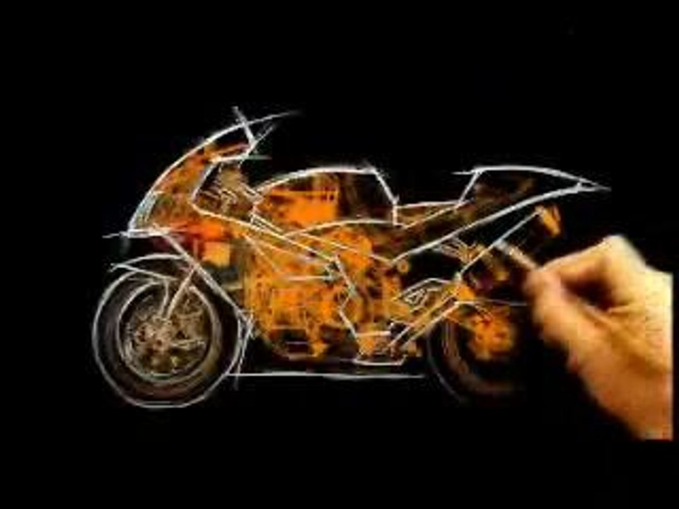 Superbe Pub MOTO APRILIA RSVR-