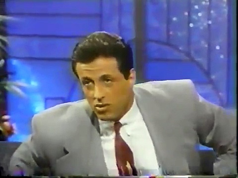 Sylvester Stallone @ The Arsenio Hall Show 1990