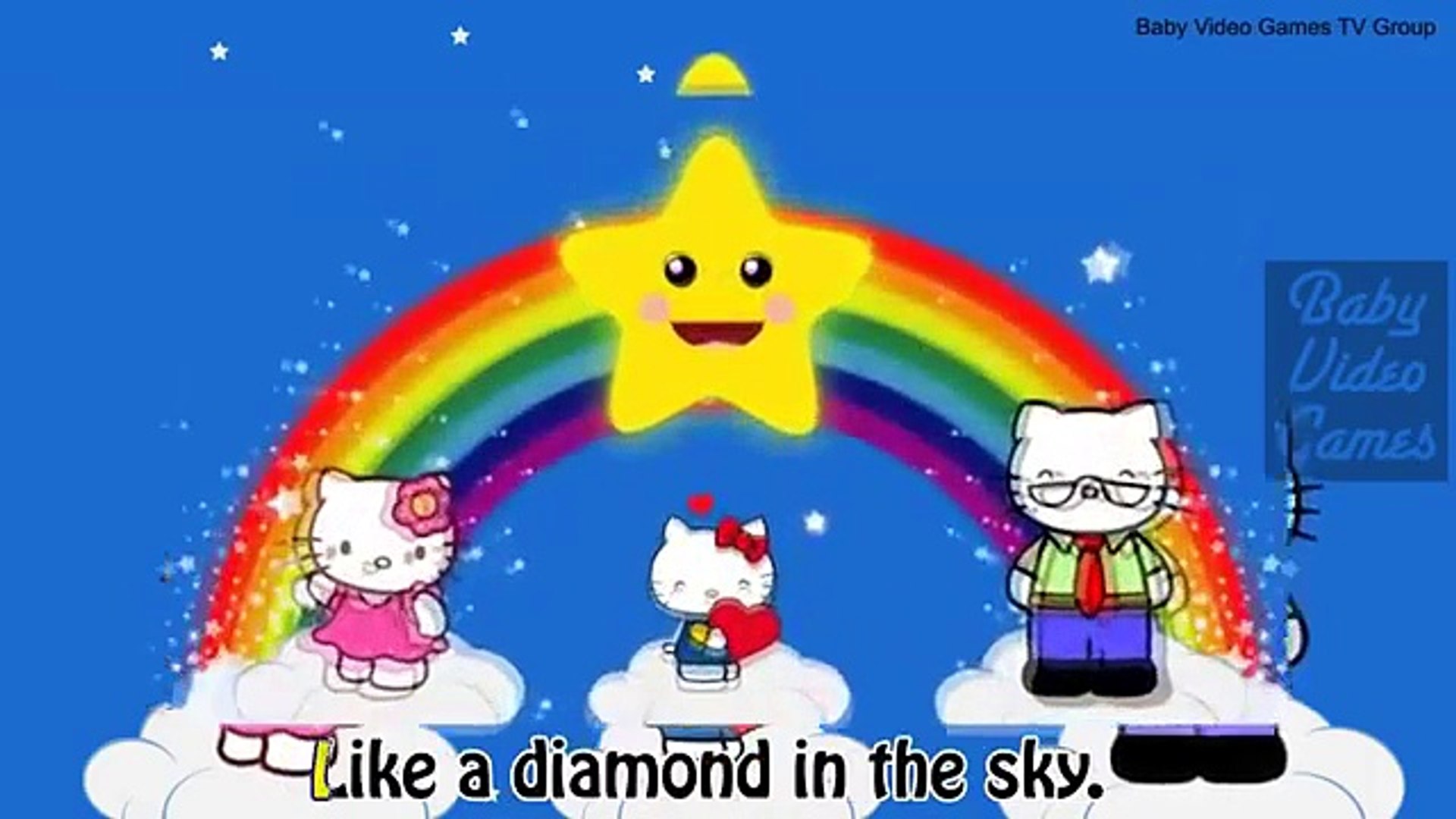 Hello Kitty cartoon Nursery Rhymes Twinkle Twinkle Little Star Kids Songs -  video Dailymotion