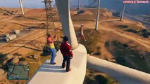 VanossGaming GTA 5 Online Funny Moments Helicopter Windmill, Dangerous Treadmill Vanoss